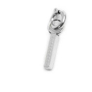 Bracciale con perle di fiume e bracciale a sfere con charm lettera cristalli