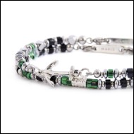 Bracciale con ancora e bracciale con malachite