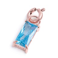 CHARM BAGUETTE CON CUBIC ZIRCONIA