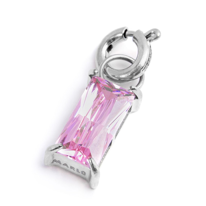 CHARM BAGUETTE CON CUBIC ZIRCONIA