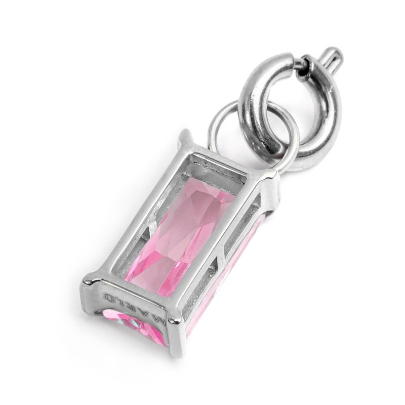 CHARM BAGUETTE CON CUBIC ZIRCONIA