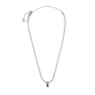 Collana catena snake con zircone baguette
