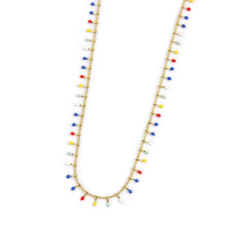 Collana pendenti smaltati