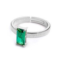 AN A FASCETTA CON CUBIC ZIRCONIA BAGUETTE