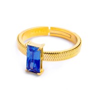 AN A FASCETTA CON CUBIC ZIRCONIA BAGUETTE