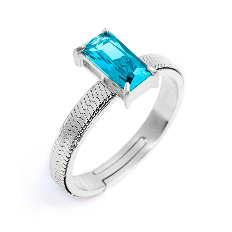 AN A FASCETTA CON CUBIC ZIRCONIA BAGUETTE