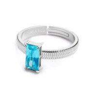 AN A FASCETTA CON CUBIC ZIRCONIA BAGUETTE