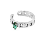 Orecchino ear cuff con zircone