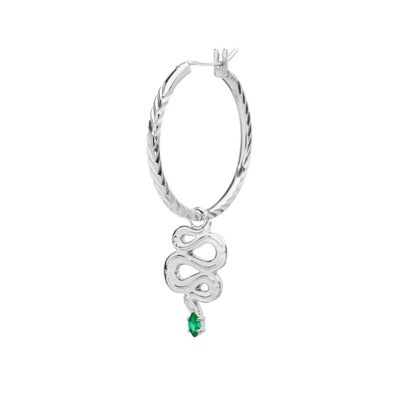 OR MONO ACC CERCHIO CON TEXTURE E CON PEND SERPENTE