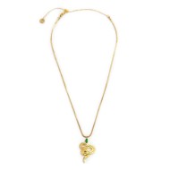 COLLANA CAT SNAKE QUADRATA E SERPENTE PEND