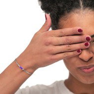 Bracciali con zirconi baguette