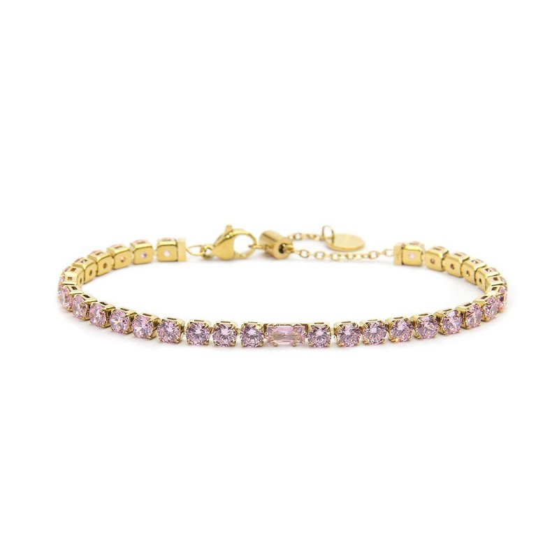 Bracciali con zirconi baguette