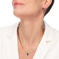 Collane con zircone baguette