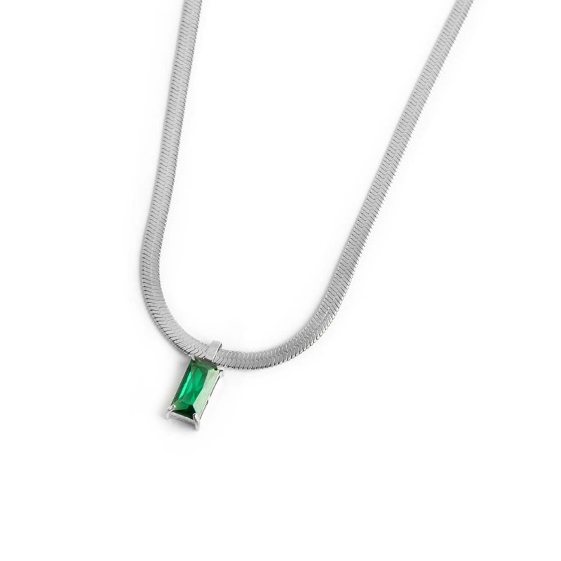 Collane con zircone baguette