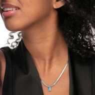 Collane con zircone baguette