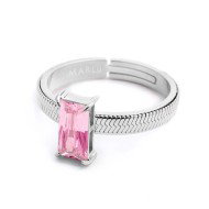 Anelli con zircone e perla