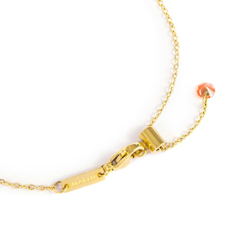 Bracciale con zirconi e smalto