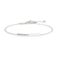 Bracciale con zirconi e smalto