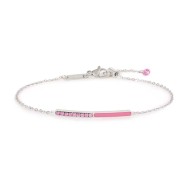 Bracciale con zirconi e smalto