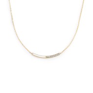 Collana con zirconi e smalto