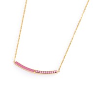 COLLANA CON CZ E SMALTO