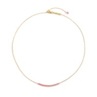 COLLANA CON CZ E SMALTO
