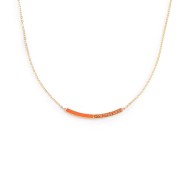 COLLANA CON CZ E SMALTO