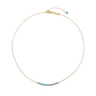 COLLANA CON CZ E SMALTO