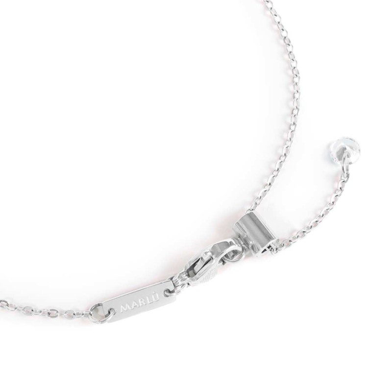 Collana con zirconi e smalto