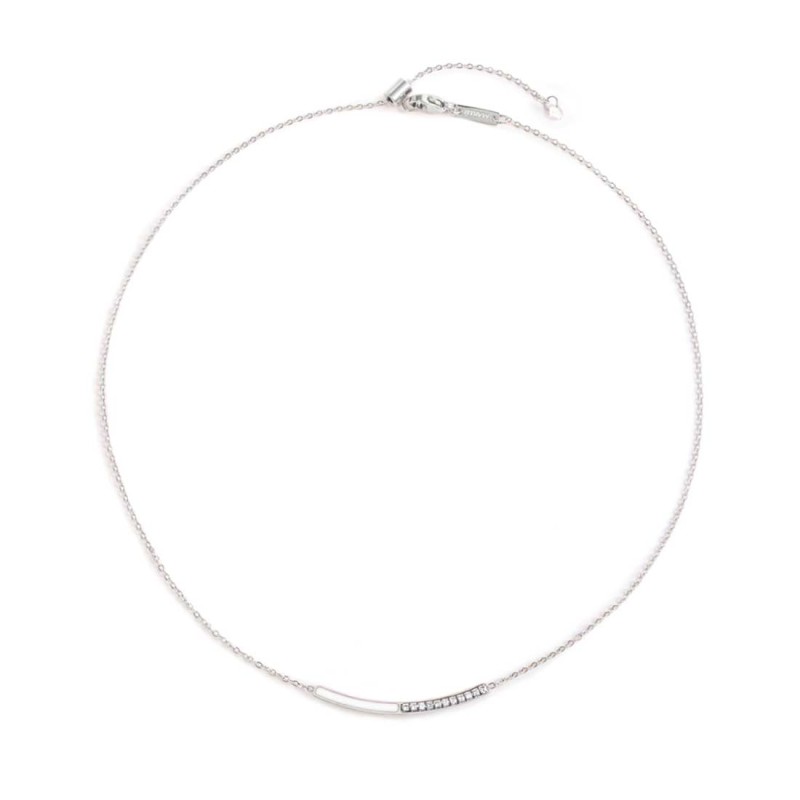 Collana con zirconi e smalto
