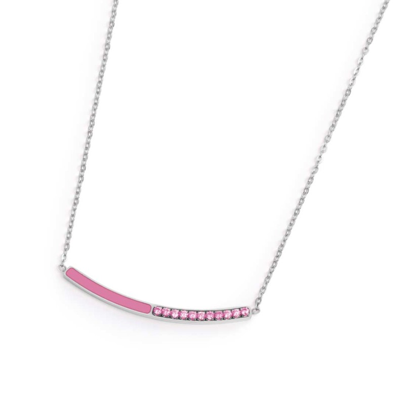 COLLANA CON CZ E SMALTO