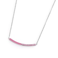 COLLANA CON CZ E SMALTO