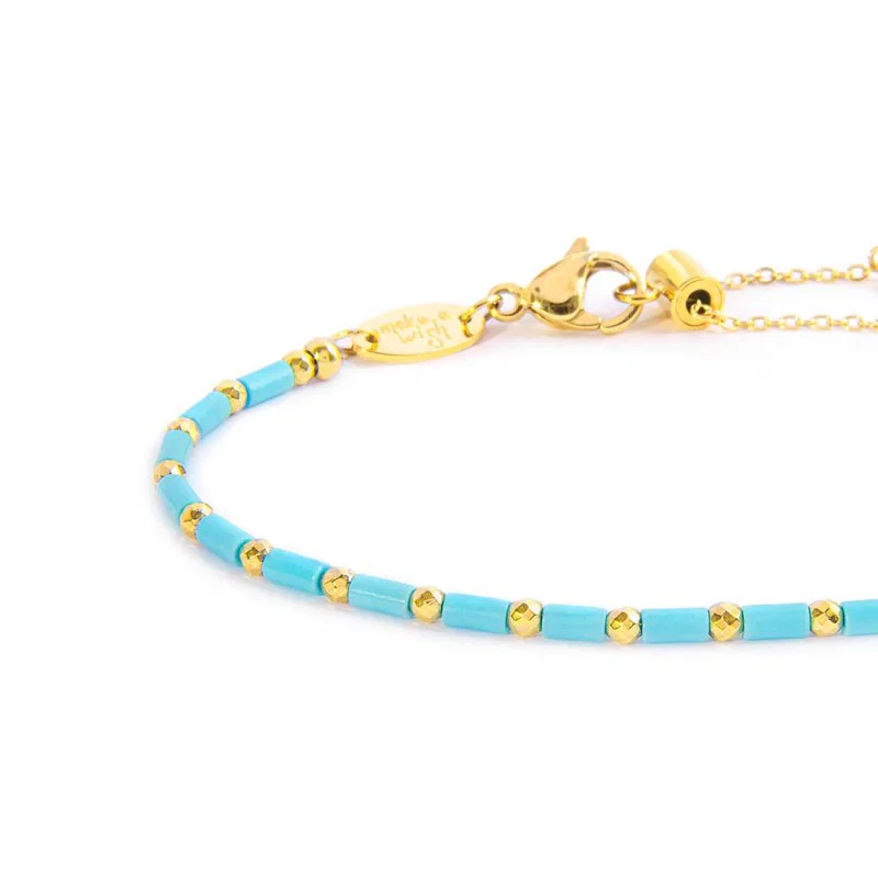 Bracciale d'argento al quarzo pastello