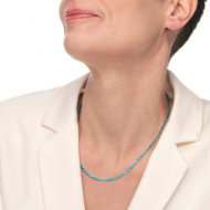 CO CON PERLINE A TUBO TURCHESI ED EMATITE