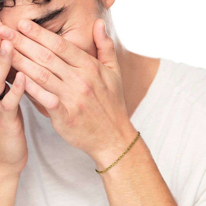 Bracciale catena a corda