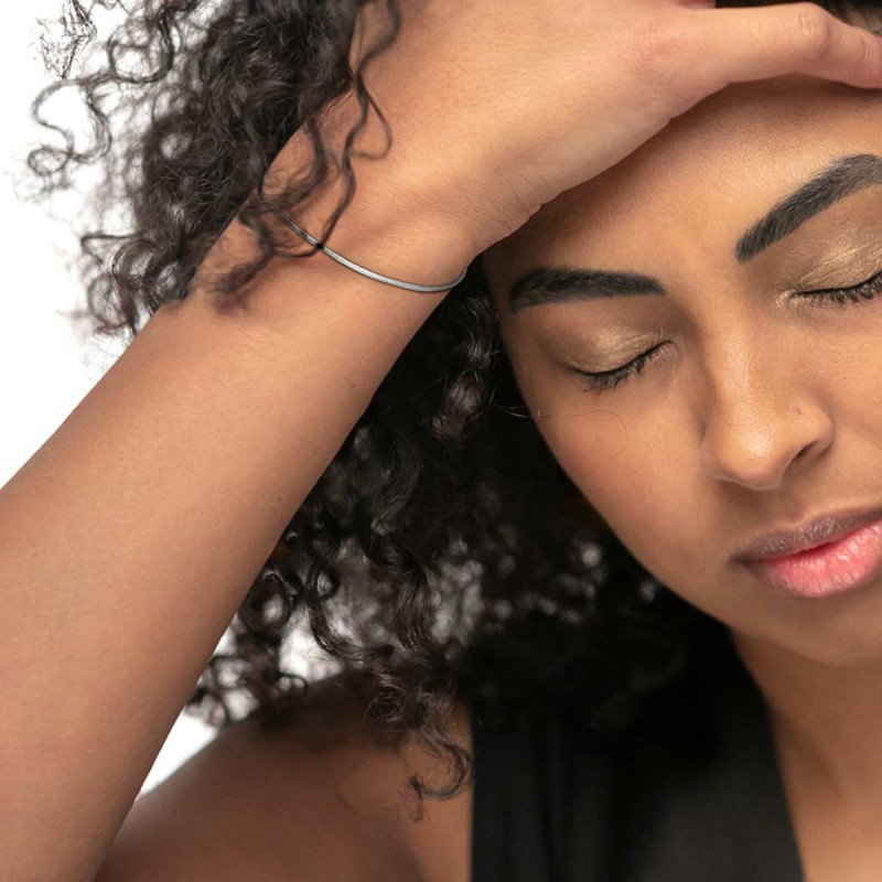 BRACCIALE CATENA SNAKE QUADRATA