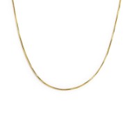 Collana catena snake quadrata