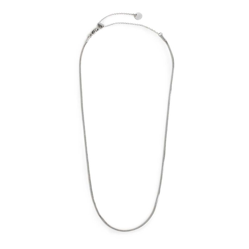 Collana catena snake quadrata