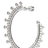 OR MONO CERCHIO CON CATENA GRUMETTA E SFERE