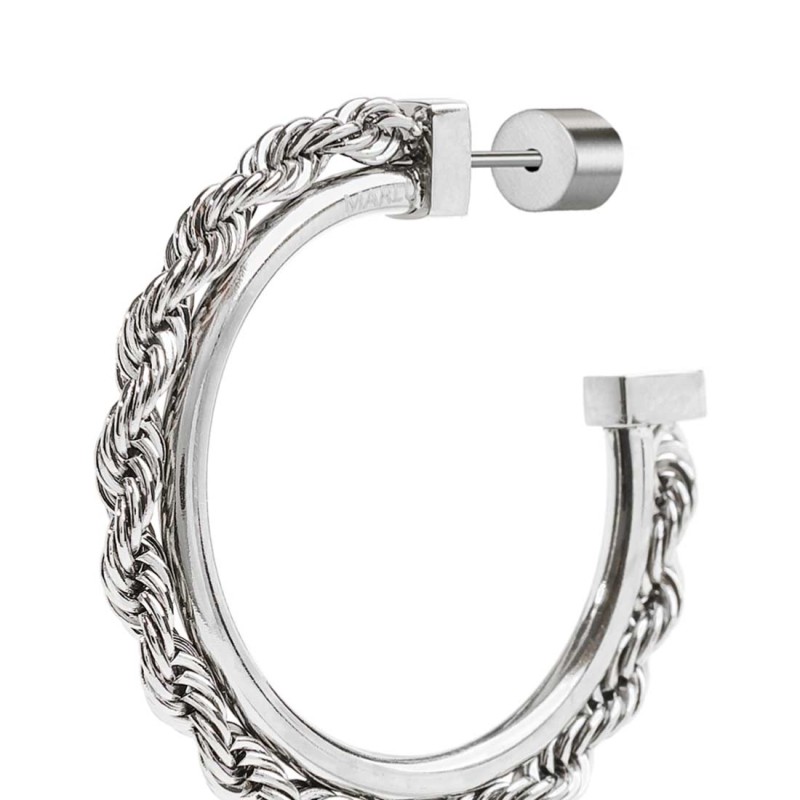 OR MONO CERCHIO CON CATENA A CORDA