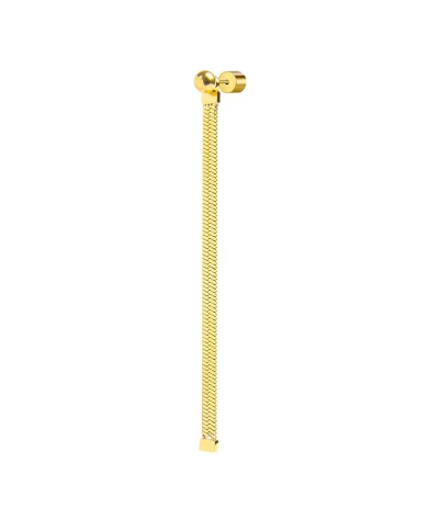Orecchino pendente con catena snake