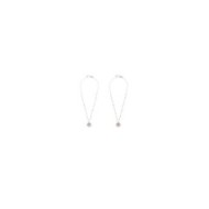 COLLANA CON CZ BIANCHI E SFERE CON PEND ROSA CON CRIST