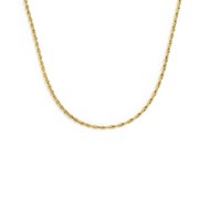 COLLANA CATENA A CORDA SPESSORE 2,50 MM