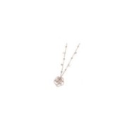 COLLANA CON CZ BIANCHI E SFERE CON PEND ROSA CON CRIST