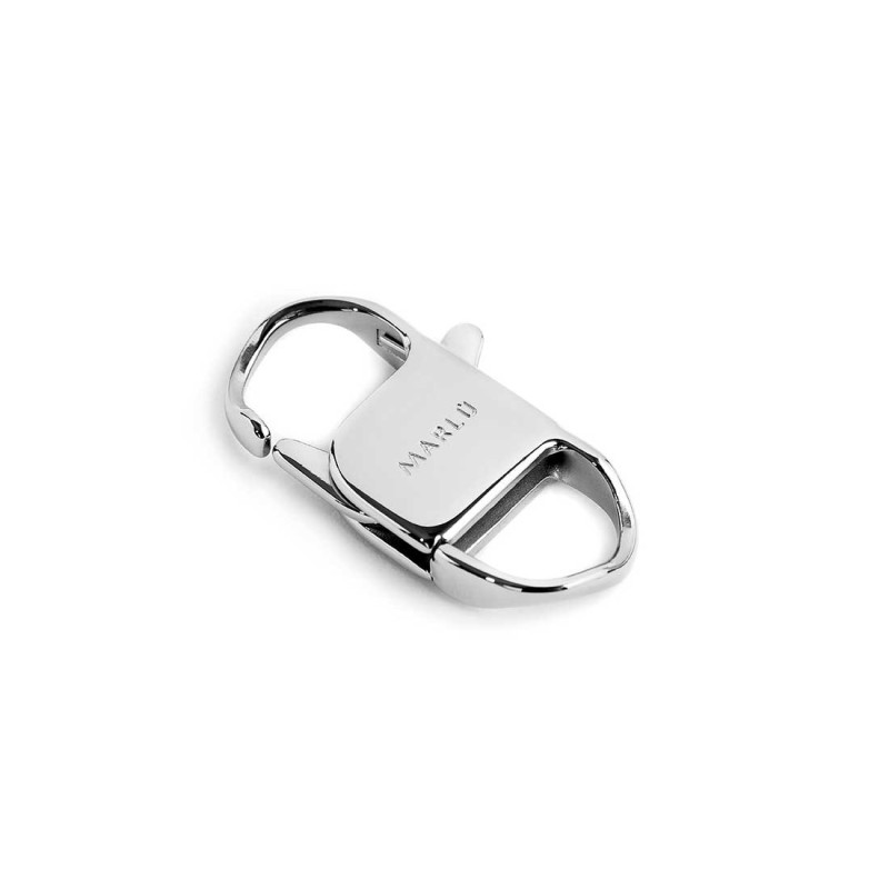 S.STEEL LOCK 32MM S.steel lock, size 32*14,30 mm, with on the top logo Marlù by etching.Materials: s.steelCollection: ACS05