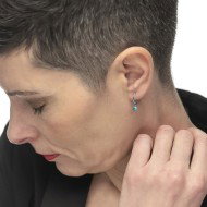 OR ACC MONO CERCHIO CON SFERA PENDENTE