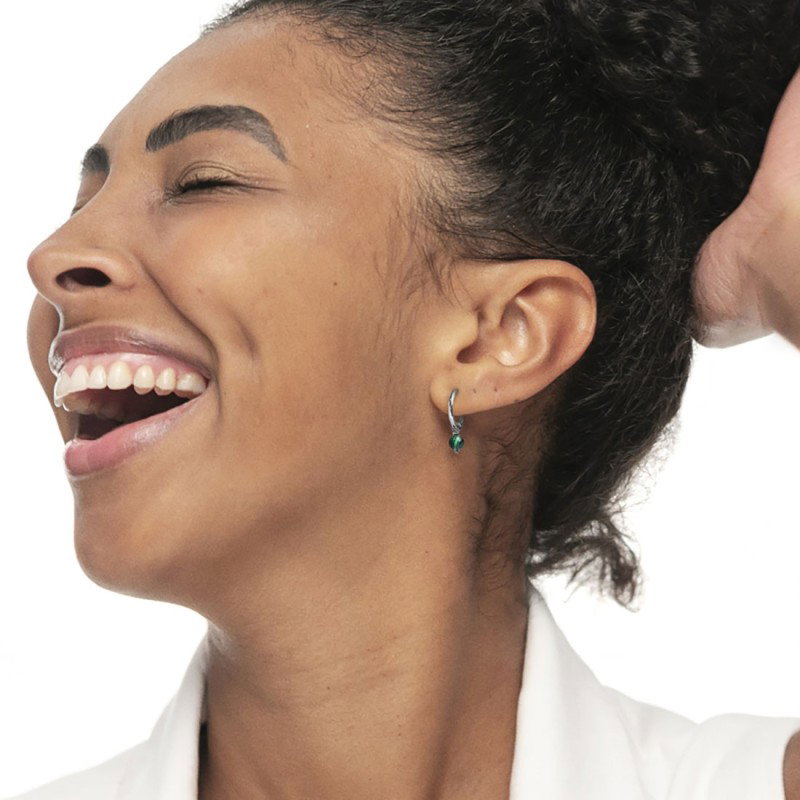 OR ACC MONO CERCHIO CON SFERA PENDENTE