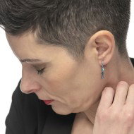 OR ACC MONO CERCHIO CON PIUMA E SFERA