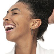 OR ACC MONO CERCHIO CON PIUMA E SFERA