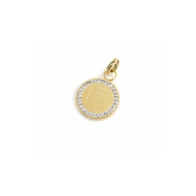 Charm gatto con cristalli